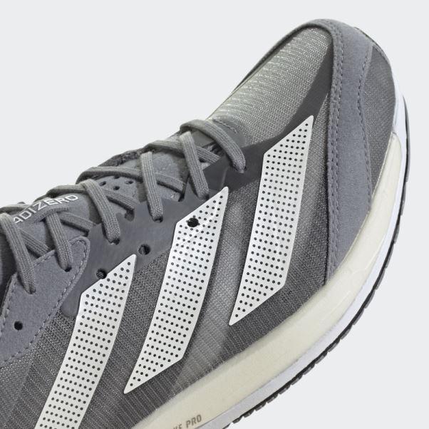 Chaussures De Course Adidas Adizero Adios 7 Grises
