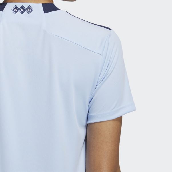 Maillot Domicile Sporting Kansas City 23/24 Adidas Glow Bleu