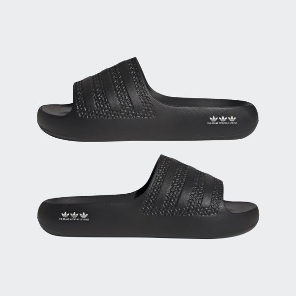 Adilette Ayoon Slides Adidas Noir