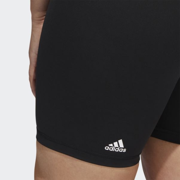 Leggings Courts Adidas Optime Training Bike Noir