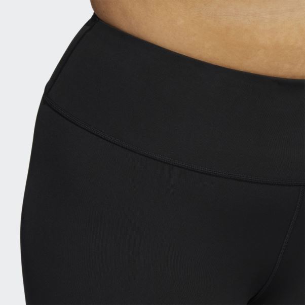 Leggings Courts Adidas Optime Training Bike Noir