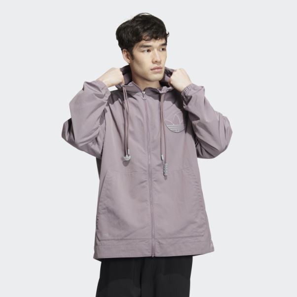 Coupe Vent Adicolor Violet Adidas