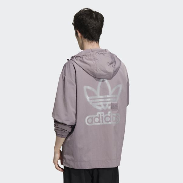 Coupe Vent Adicolor Violet Adidas