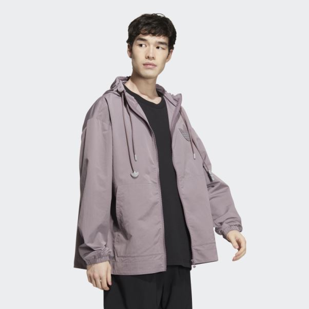 Coupe Vent Adicolor Violet Adidas