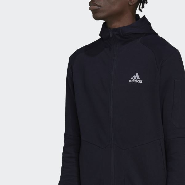 Sweat à Capuche Zippé Essentials4gameday Encre Adidas