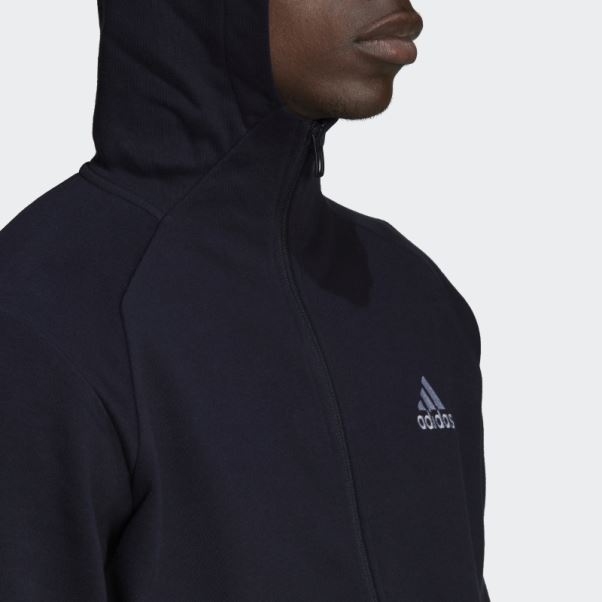 Sweat à Capuche Zippé Essentials4gameday Encre Adidas