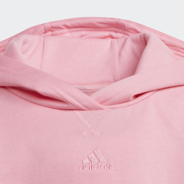 Survetement Adidas Rose Polaire A Capuche