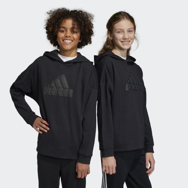 Sweat à Capuche Logo Future Icons Adidas Noir
