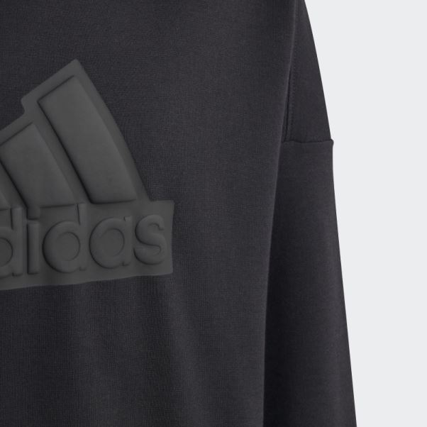 Sweat à Capuche Avec Logo Future Icons Adidas Noir