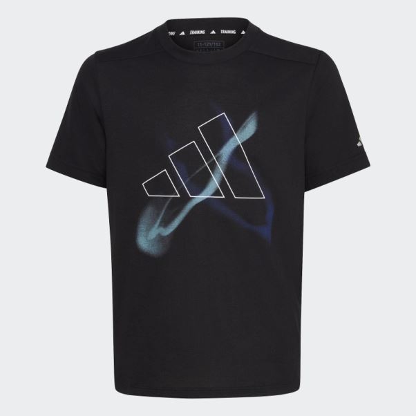 Tee Shirt Graphique Aeroready Adidas Noir