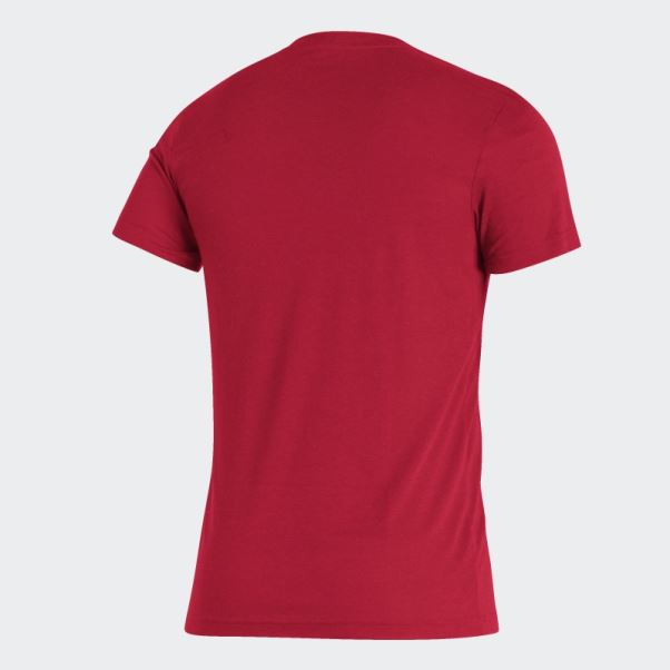 T-shirt Sauvage Adidas Mel Rouge