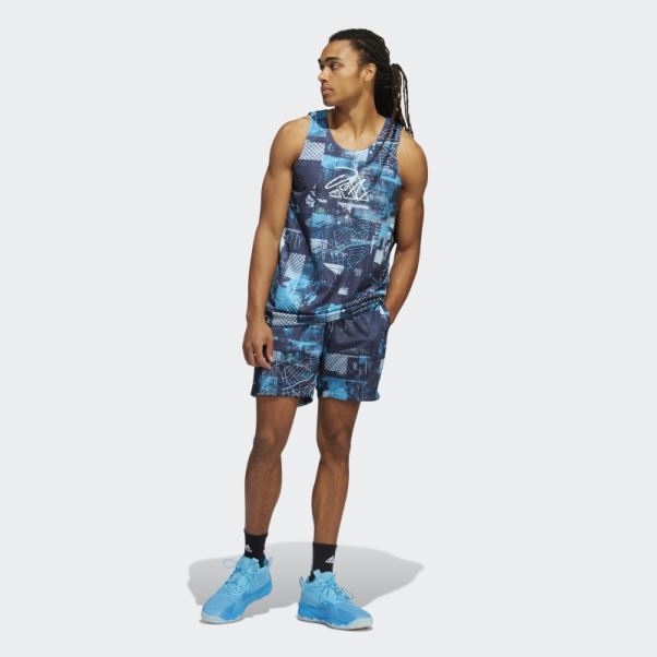 Dame D.o.l.l.a. Short Adidas Multicolore