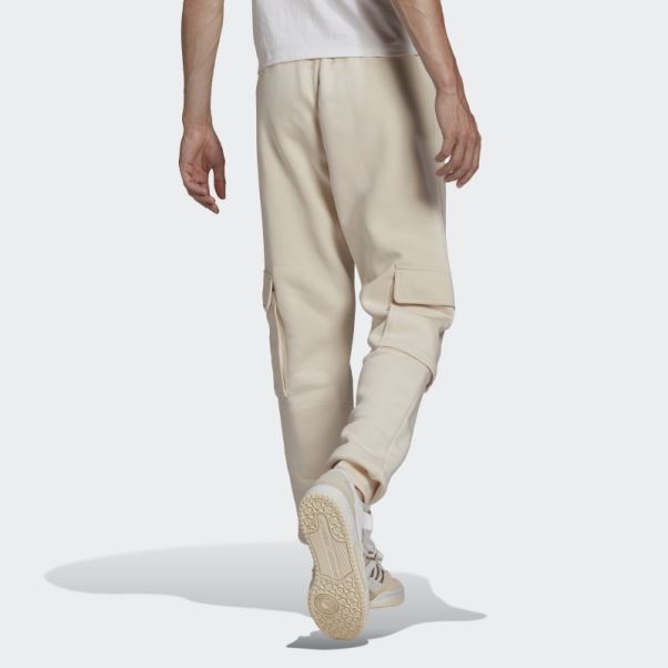 Pantalon Cargo Adicolor Essentials Trèfle Adidas Blanc