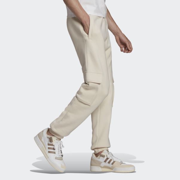 Pantalon Cargo Adicolor Essentials Trèfle Adidas Blanc