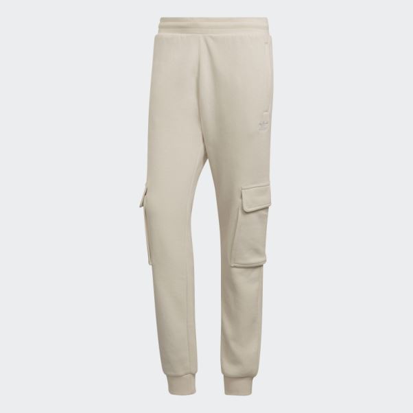 Pantalon Cargo Adicolor Essentials Trèfle Adidas Blanc