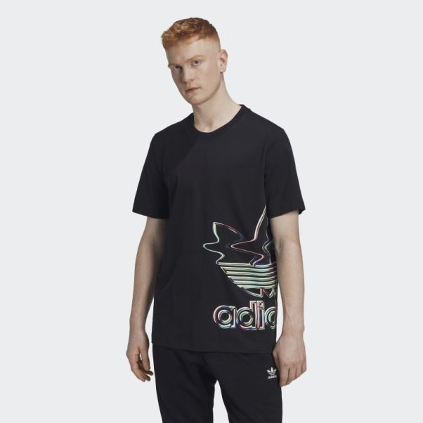 T-shirt Adidas Hyperreal Manche Courte Noir
