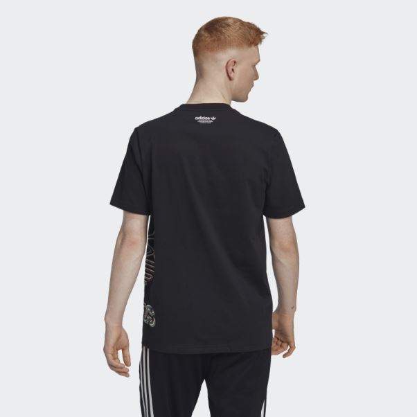 T-shirt Adidas Hyperreal Manche Courte Noir