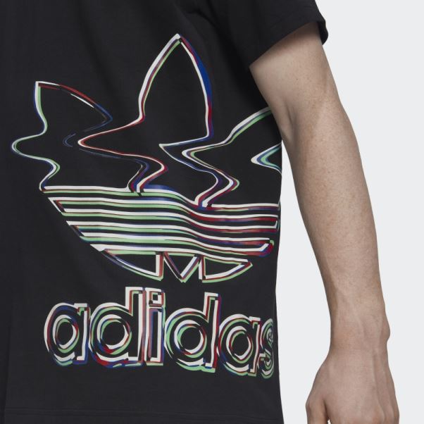 T-shirt Adidas Hyperreal Manche Courte Noir