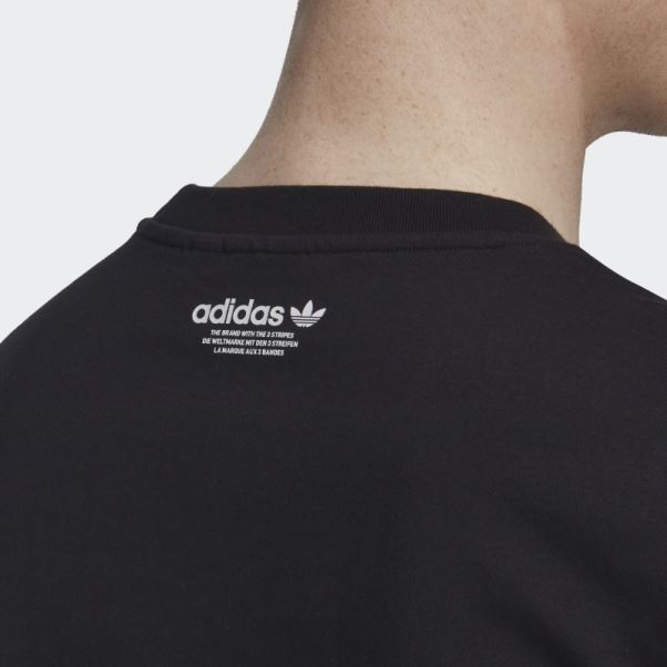 T-shirt Adidas Hyperreal Manche Courte Noir