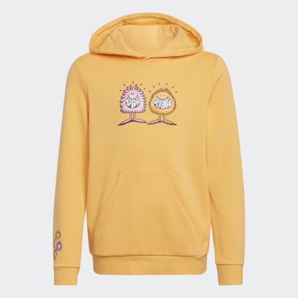 Adidas Originals X Kevin Lyons Sweat à Capuche Hazy Orange Chaud