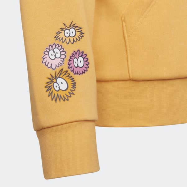 Adidas Originals X Kevin Lyons Sweat à Capuche Hazy Orange Chaud