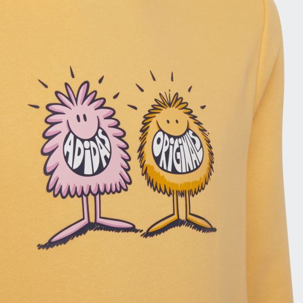 Adidas Originals X Kevin Lyons Sweat à Capuche Hazy Orange Chaud