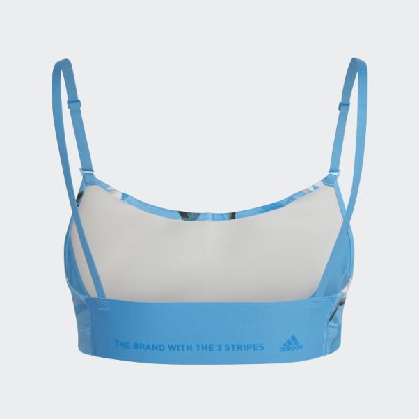 Soutien-gorge à Maintien Léger Adidas Thebe Magugu Studio Bleu