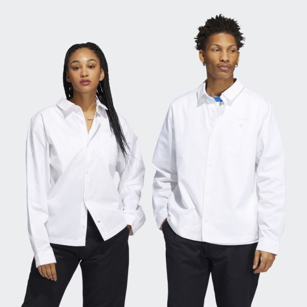 Adidas Chemise D'entraîneur Maxallure Blanche (non Genrée)