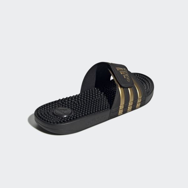 Adidas Claquettes Adissage Or Métallisé