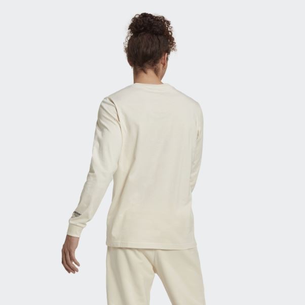 T-shirt Hyperreal Manches Longues Blanc Adidas