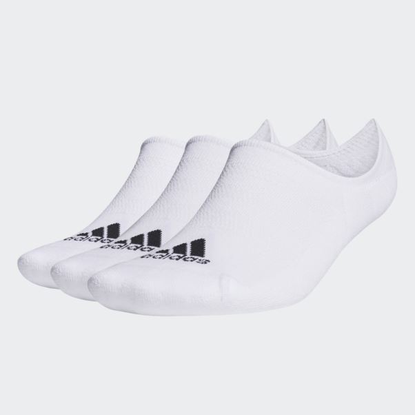 Chaussettes Basses 3 Paires Blanc Adidas