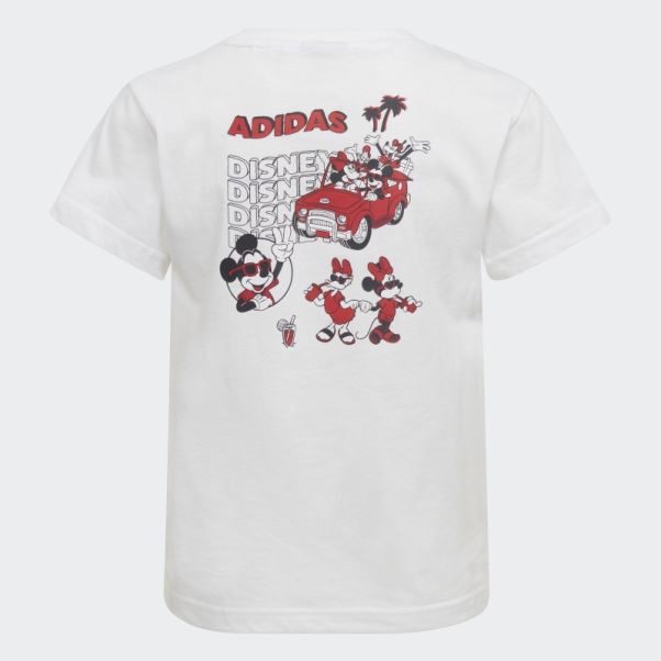 T-shirt Adidas Disney Mickey Et Ses Amis Blanc