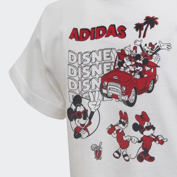 T-shirt Adidas Disney Mickey Et Ses Amis Blanc