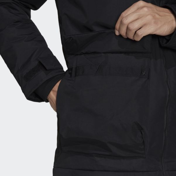 Parka à Capuche Adidas Utilitas Noir élégant