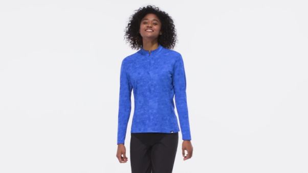 Ultimate365 Tour Chemise De Golf Imprimée à Manches Longues Bleu Adidas