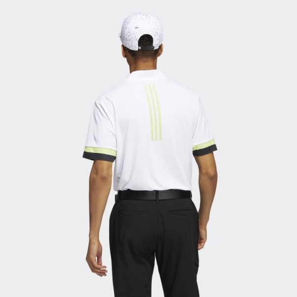 Polo Heat.rdy Adidas Blanc