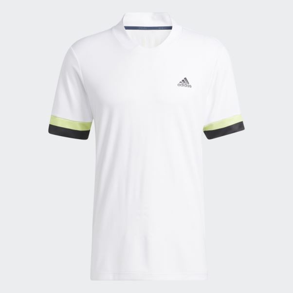 Polo Heat.rdy Adidas Blanc