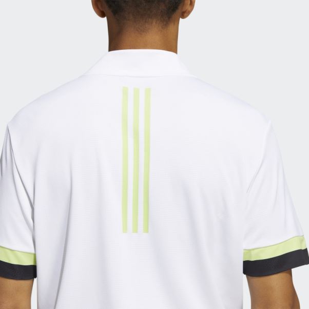 Polo Heat.rdy Adidas Blanc