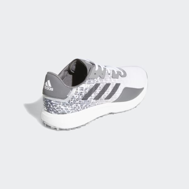 Chaussures De Golf S2g Larges Sans Crampons Blanc Adidas