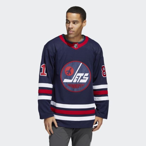 Adidas Jets Connor Troisième Maillot Authentique Bleu Marine 09 Ccm-sld