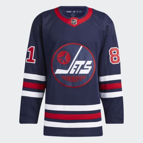 Adidas Jets Connor Troisième Maillot Authentique Bleu Marine 09 Ccm-sld