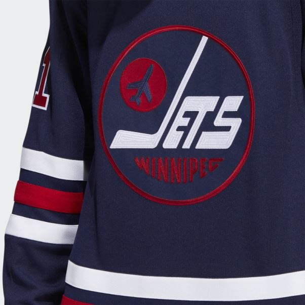 Adidas Jets Connor Troisième Maillot Authentique Bleu Marine 09 Ccm-sld