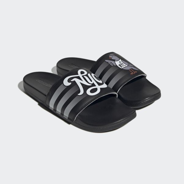 Adidas Adilette Confort Sandales Blanches