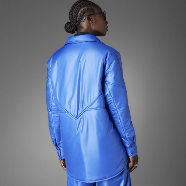 Chemise Matelassée Adidas Blue Version Bleu Royal