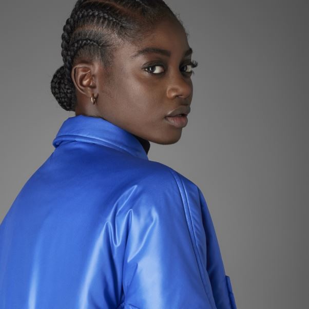 Chemise Matelassée Adidas Blue Version Bleu Royal