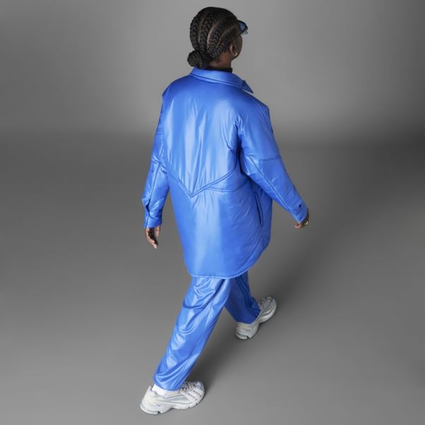 Chemise Matelassée Adidas Blue Version Bleu Royal