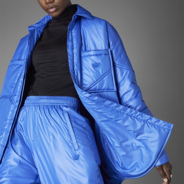 Chemise Matelassée Adidas Blue Version Bleu Royal