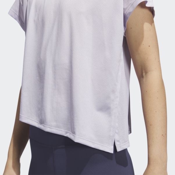 T-shirt D'entraînement Hiit Aeroready Quickburn Adidas Silver Dawn