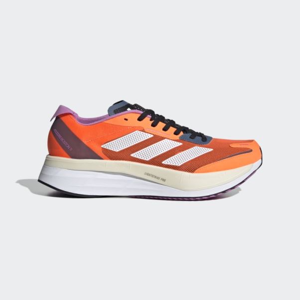 Chaussure Adizero Boston 11 Orange Adidas