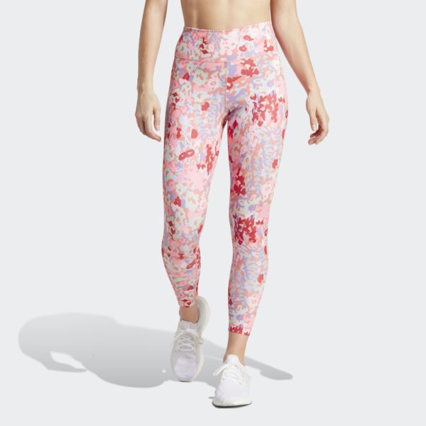 Train Essentials Legging Taille Haute Imprimé 7/8 écarlate Adidas